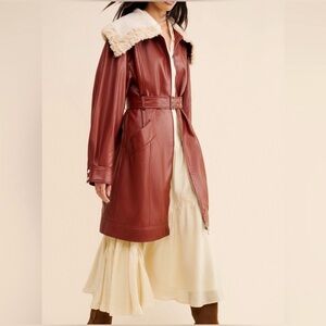 Anthropology Maeve oversized coat